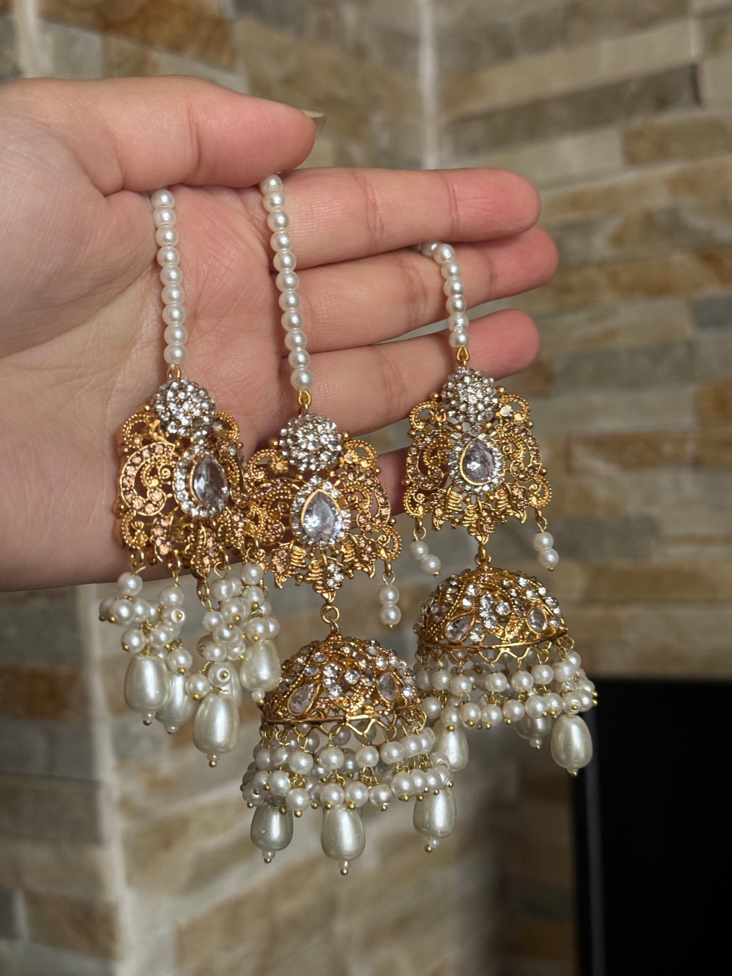 Arwa - heavy set with jhumar jhumke and tikka 8 colours available