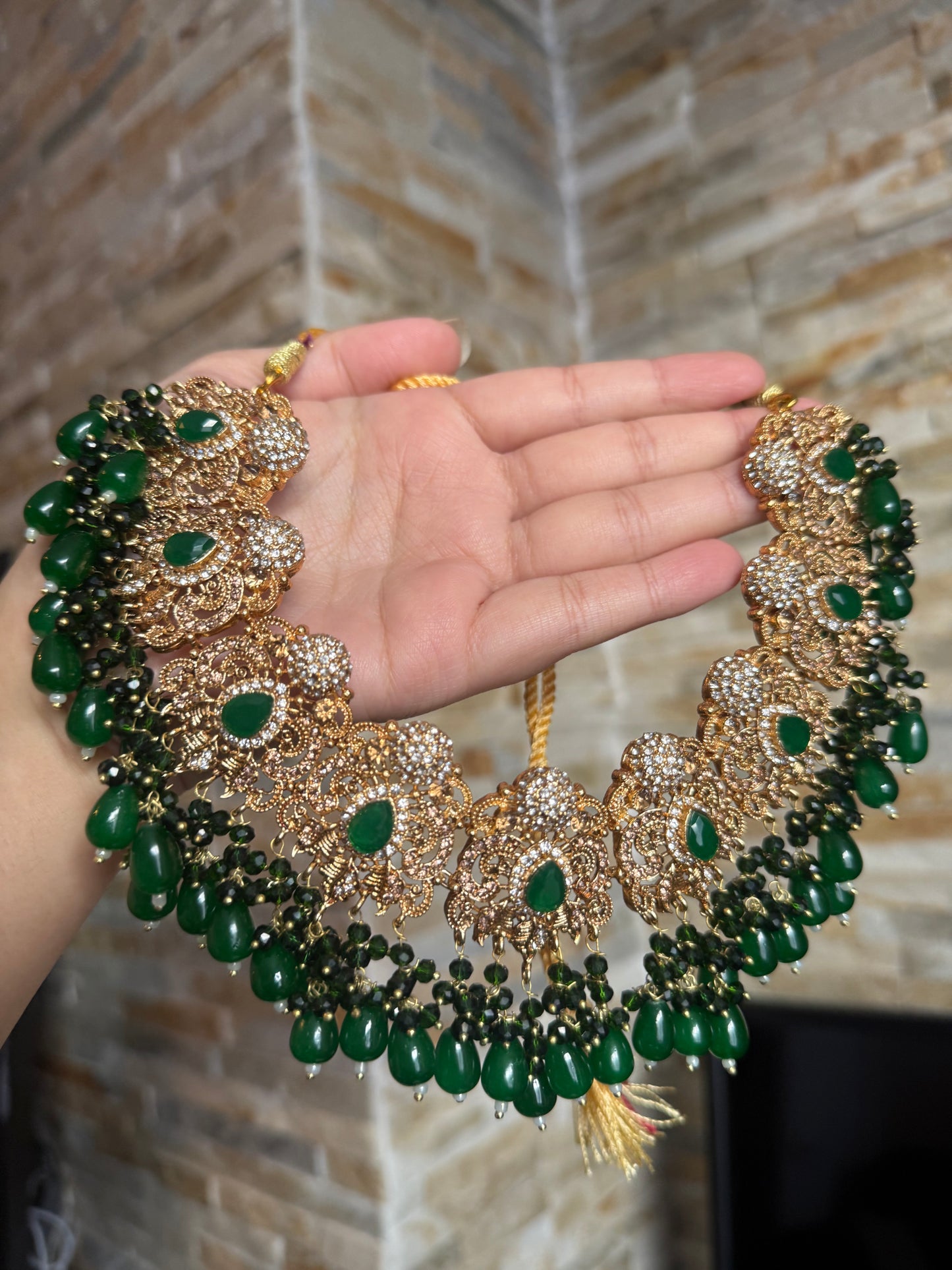 Arwa - heavy set with jhumar jhumke and tikka 8 colours available