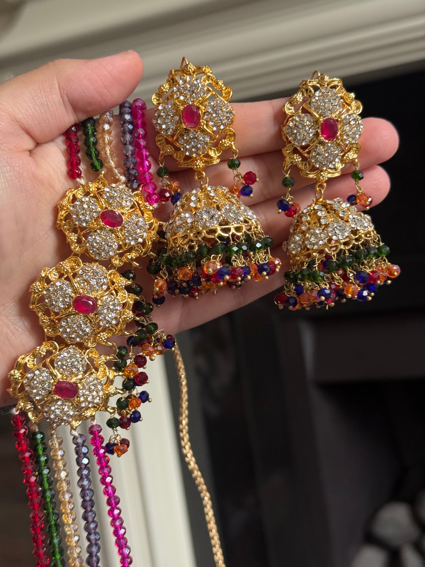 Soha - Choker with jhumke 10 colours available