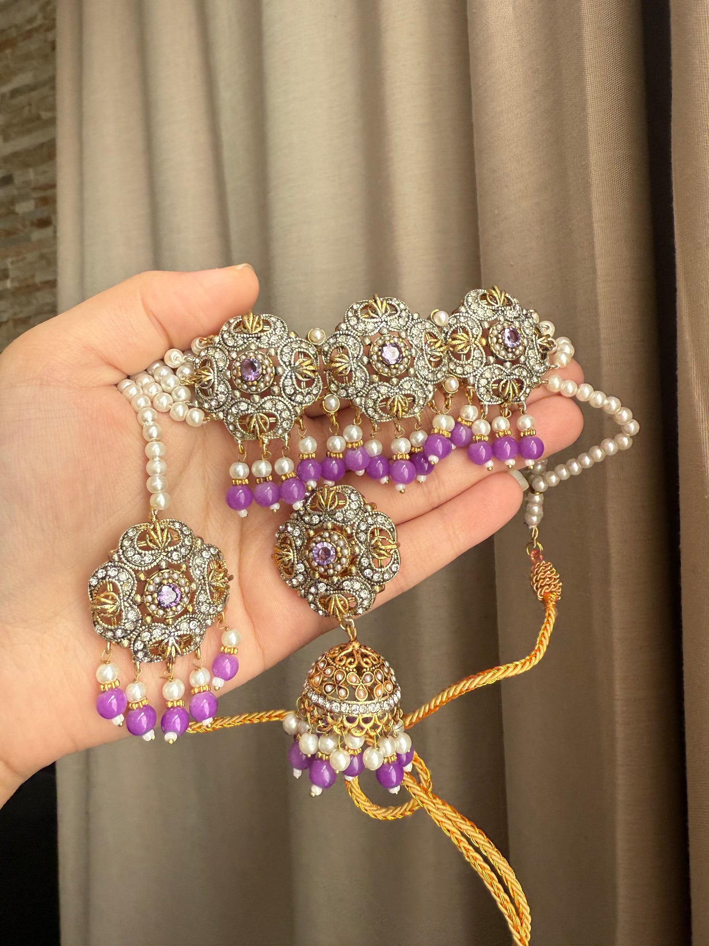 Mehru - choker set 8 colours