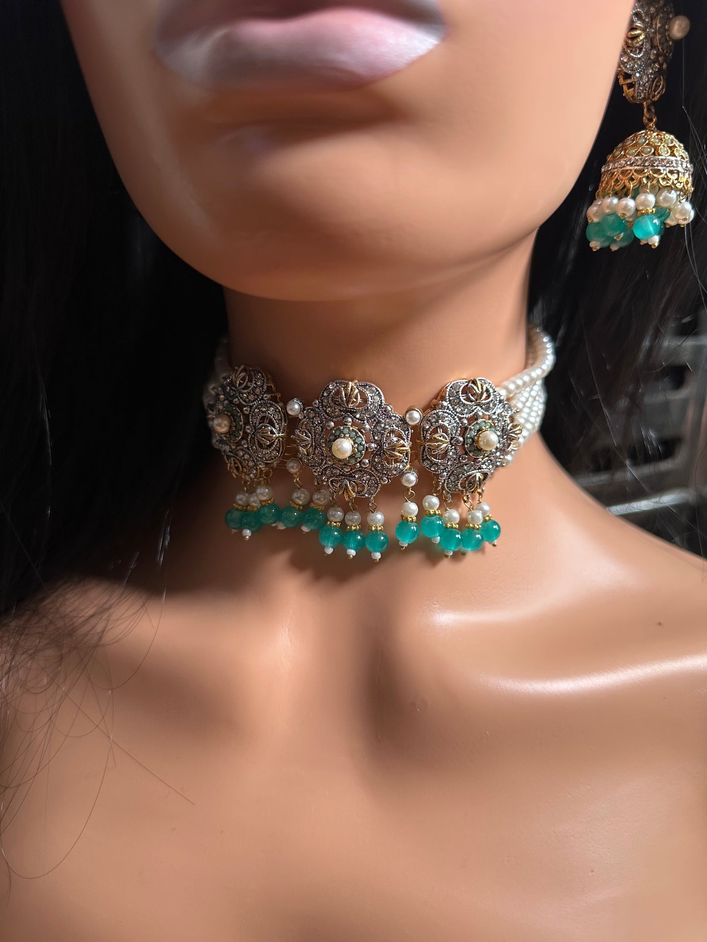 Mehru - choker set 8 colours