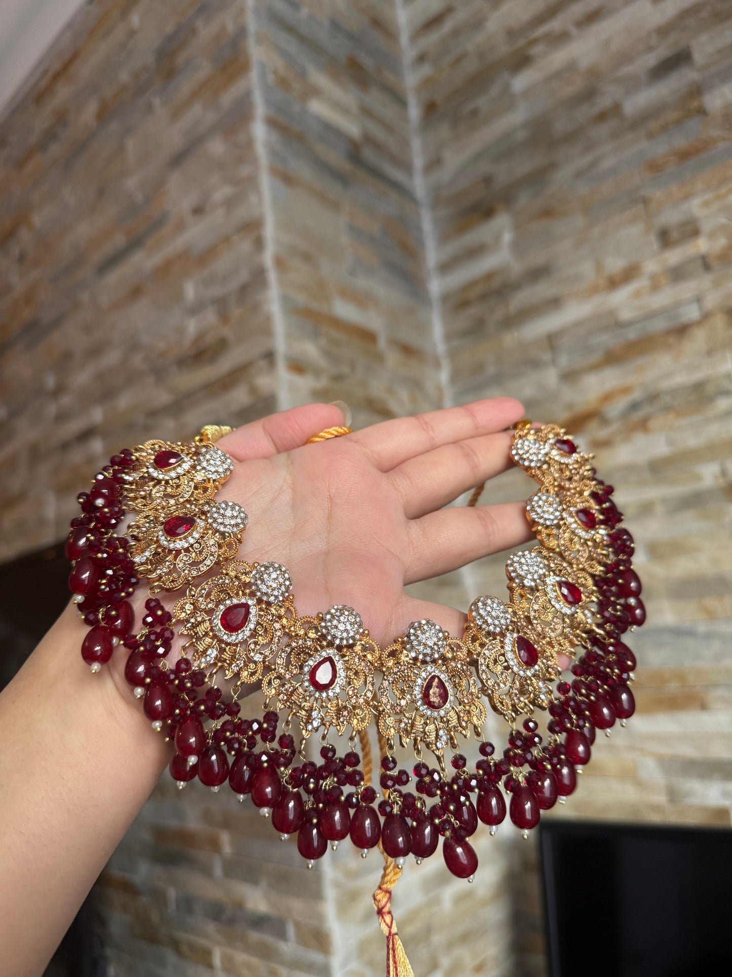 Arwa - heavy set with jhumar jhumke and tikka 8 colours available