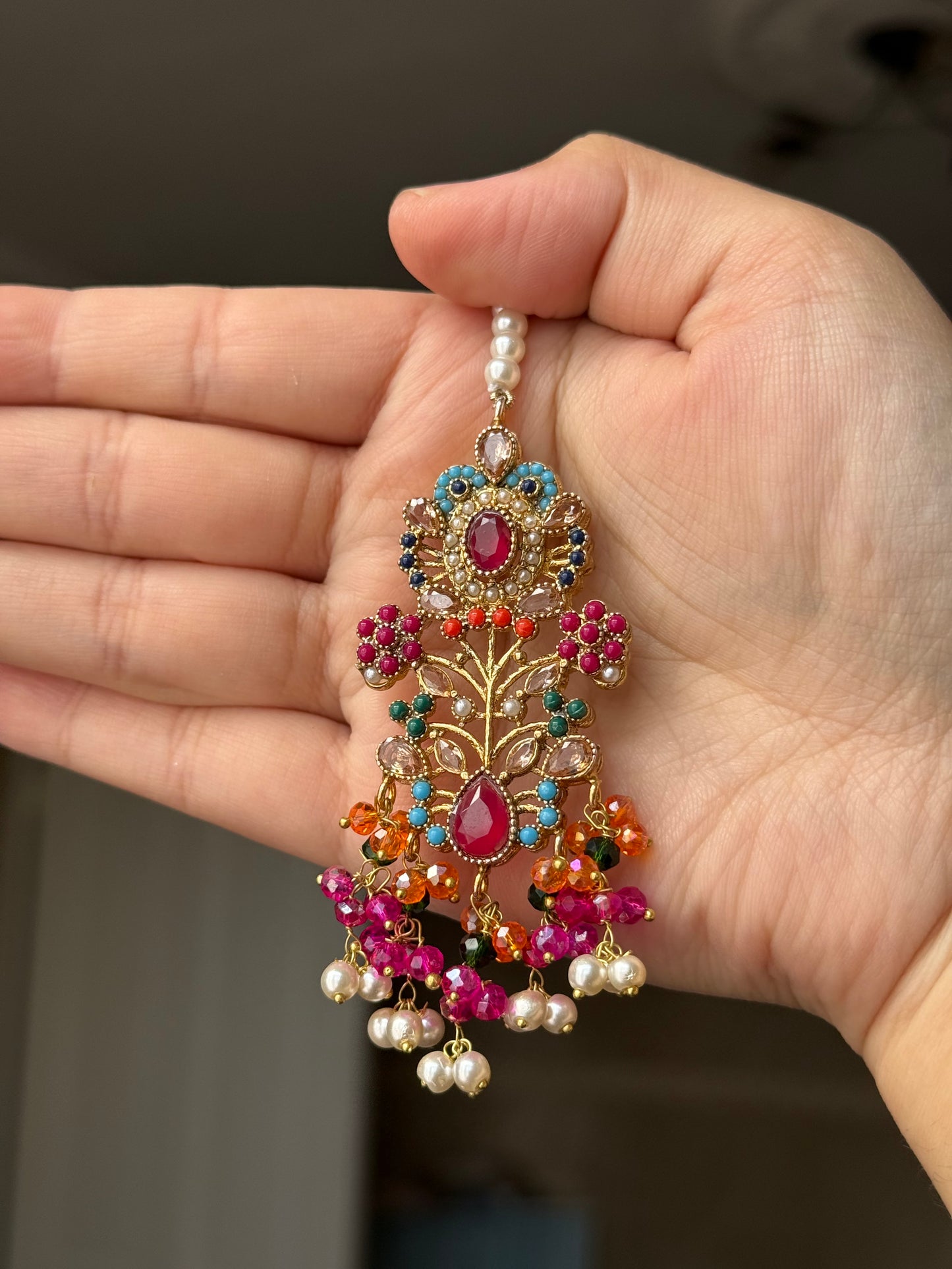 Naaz - Choker with earrings and tikka | available in 7 colours | Pakistani jewellery
