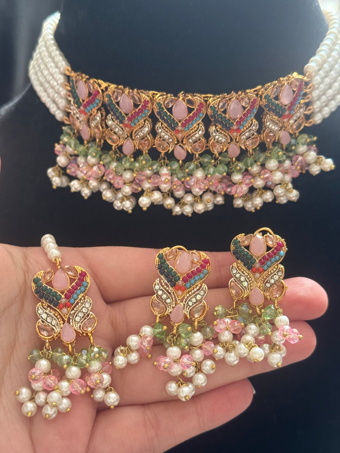 Hania 2.0 - choker set | 16 colours available