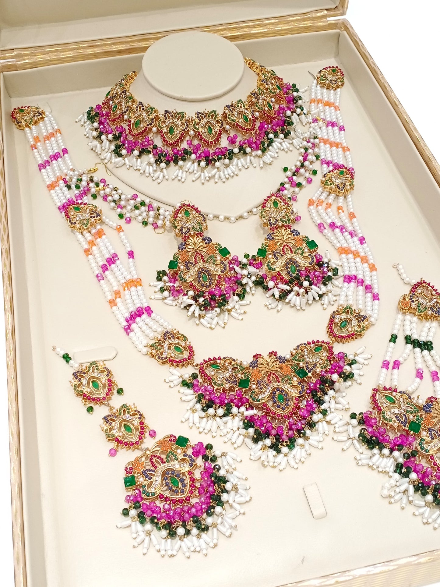 Naimal - Mehndi Bridal set available in 3 colours