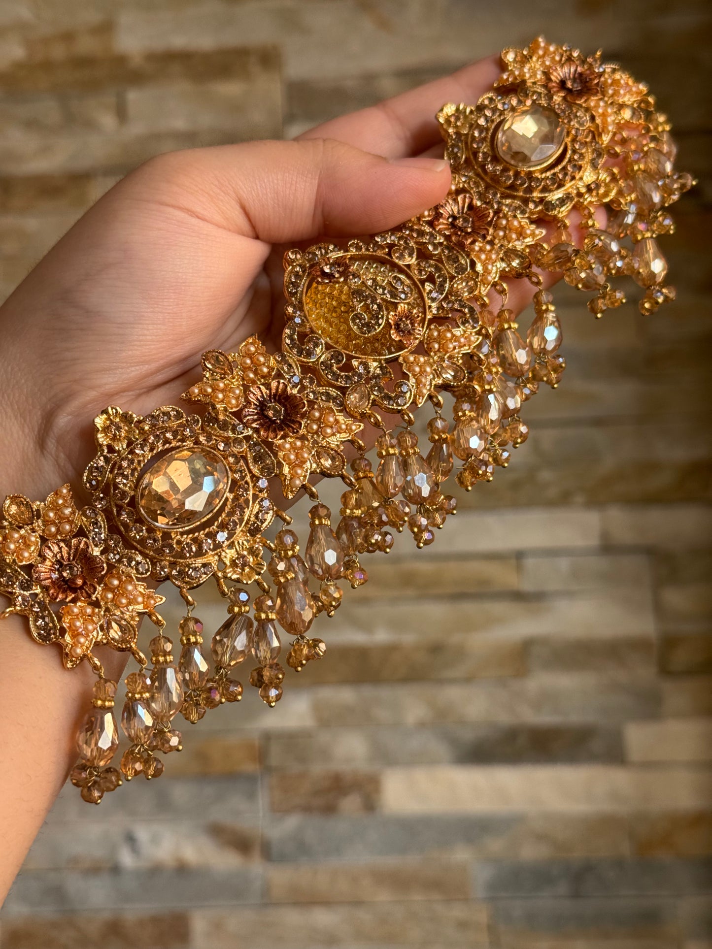 Rubab - Choker with Jhumar jhumke & Tikka | 6 colours available