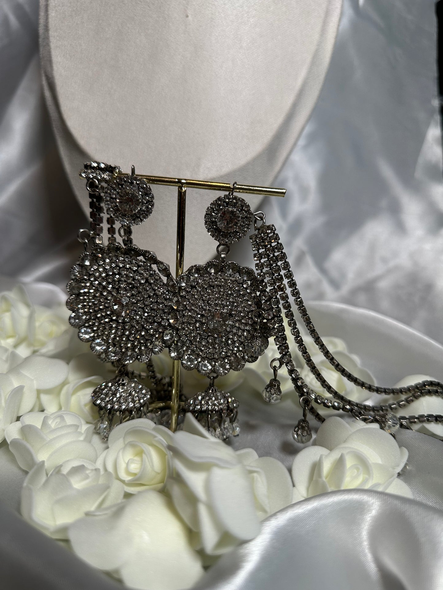 Mahjabeen - Silver Sahara jhumke