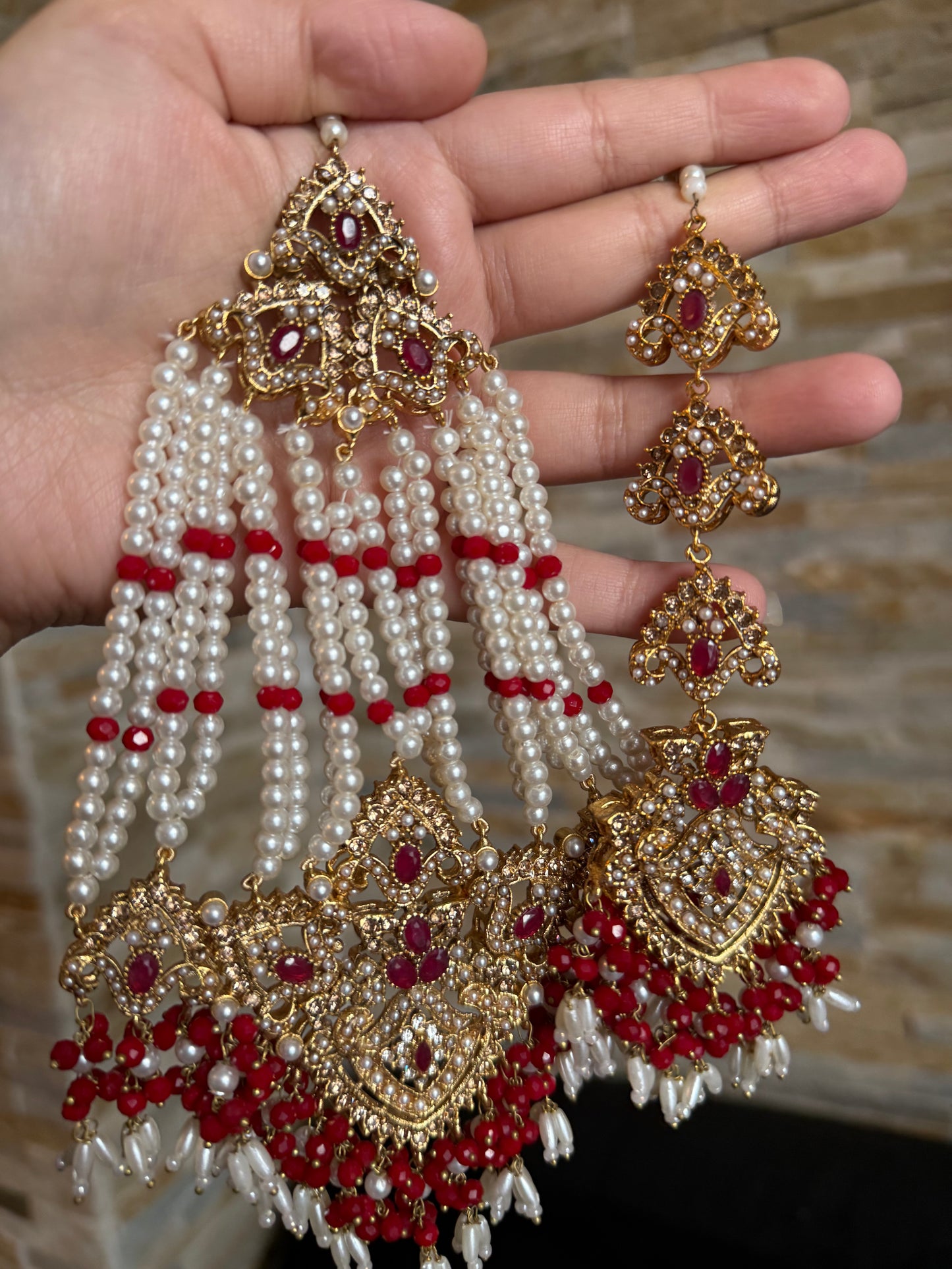 Dua - Jhumar Tikka set 2 Colours available