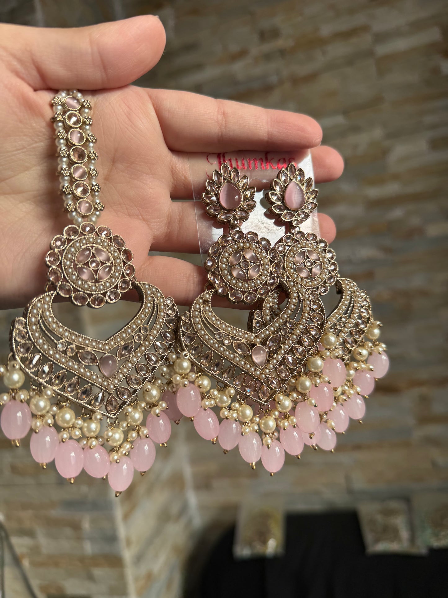 Zimal - Earrings and Tikka set 9 Colours available