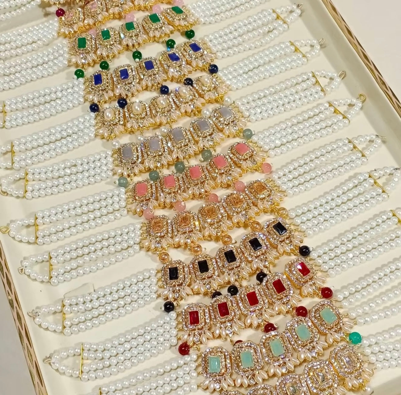 Afreen - Small choker set 11 Colours available