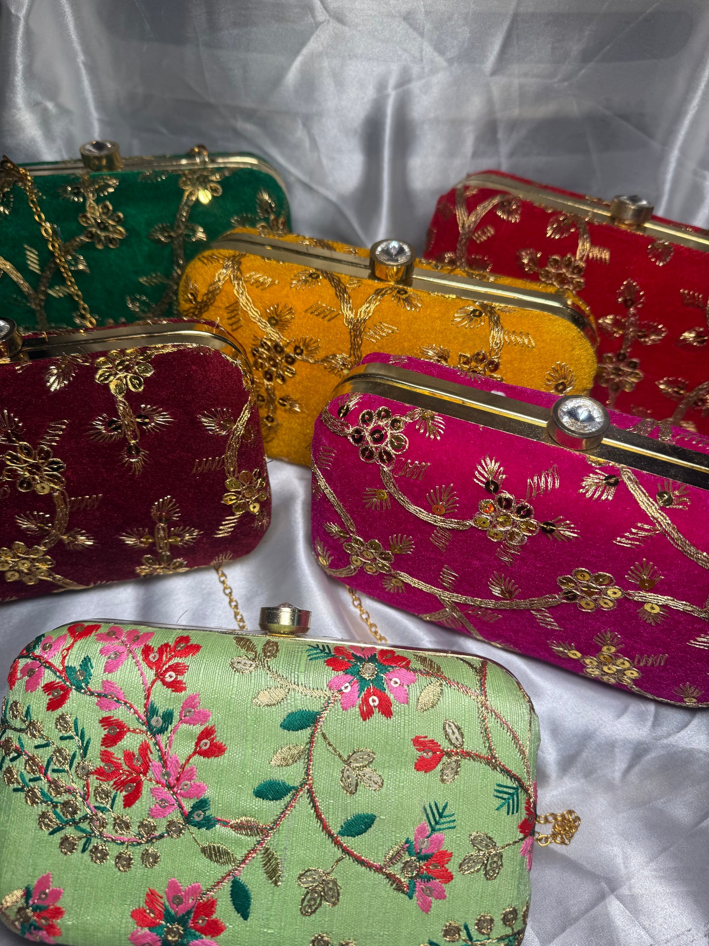 Zeenat - Clutch bags available in 6 colours