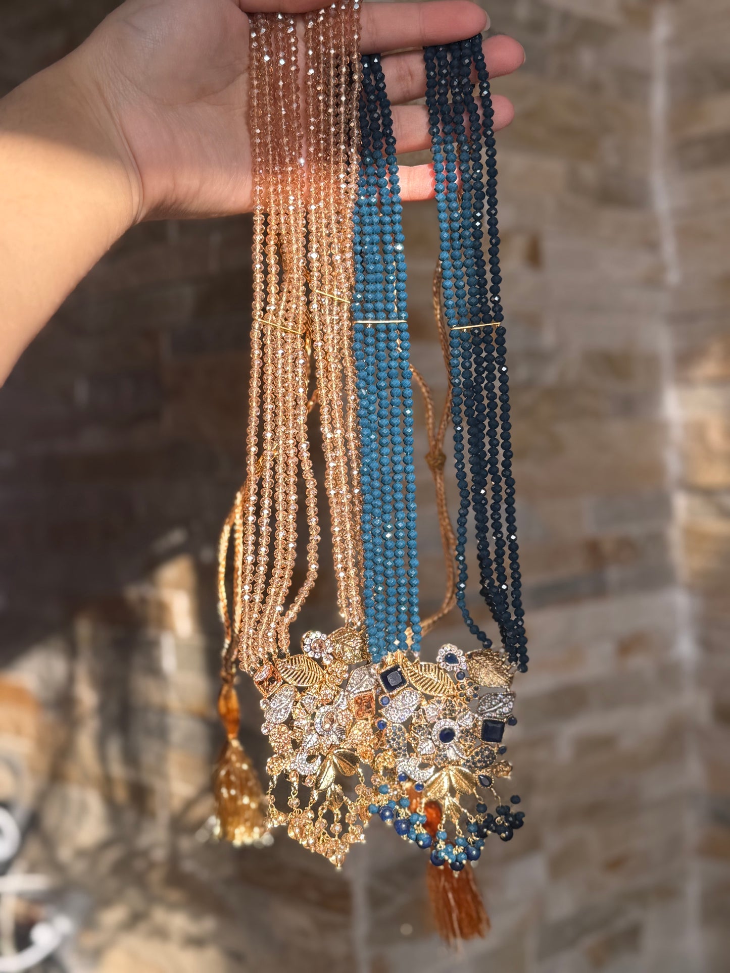 Dur-e-Adan - Mala with Jhumke and Tikka 10 Colours available