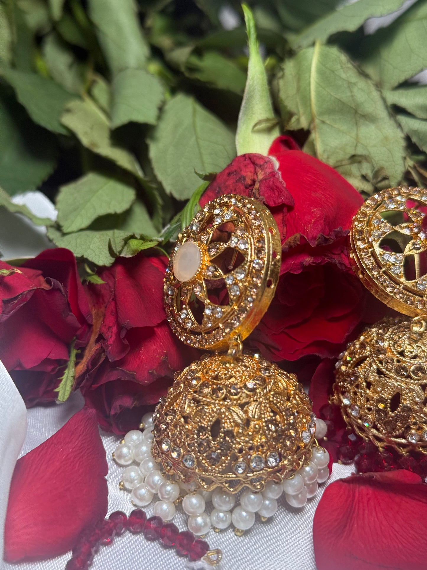 Sonam - Jhumke Tikka set 5 Colours available