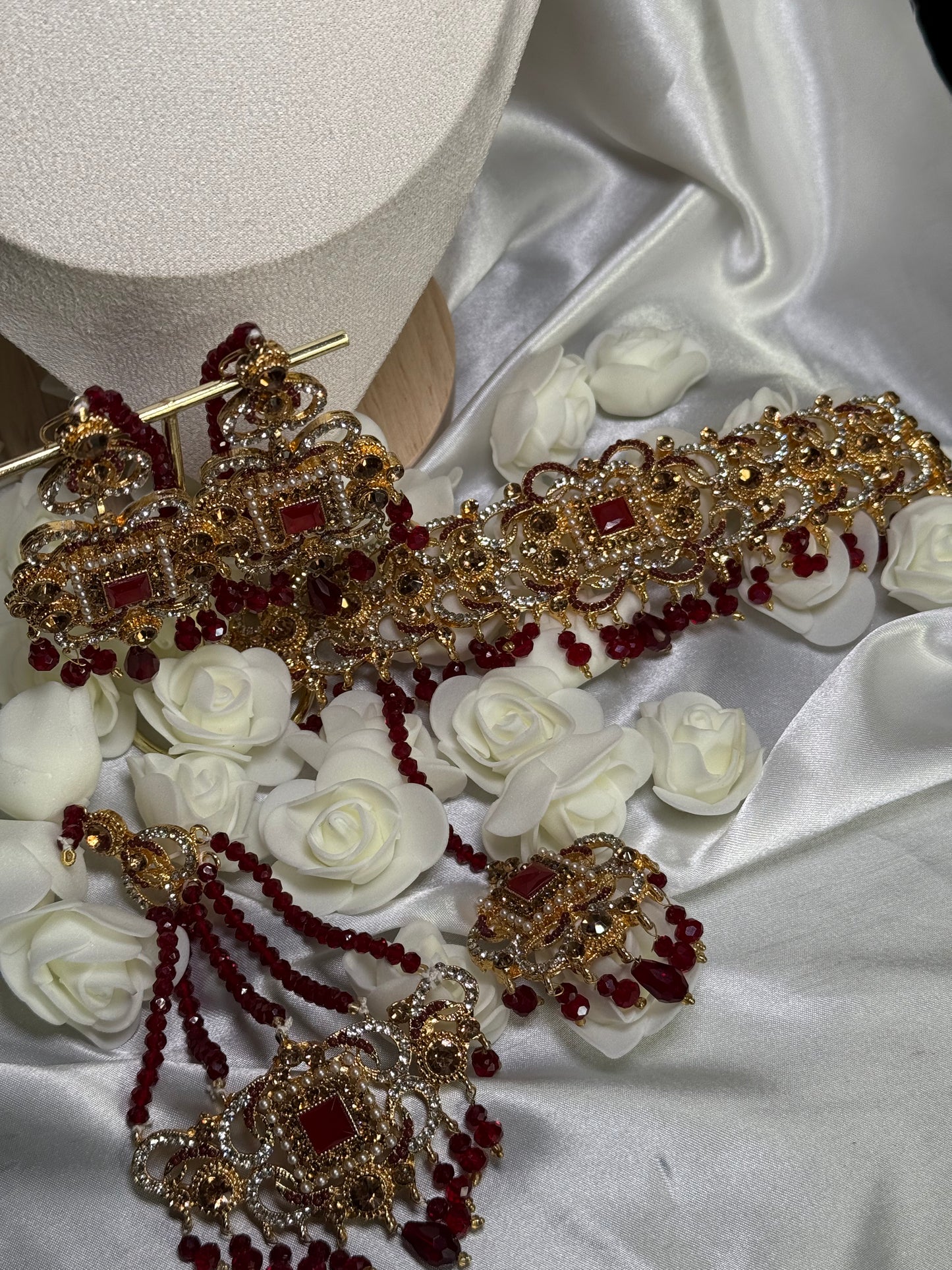 Gulrukh - Choker with Jhumar 4 Colours available