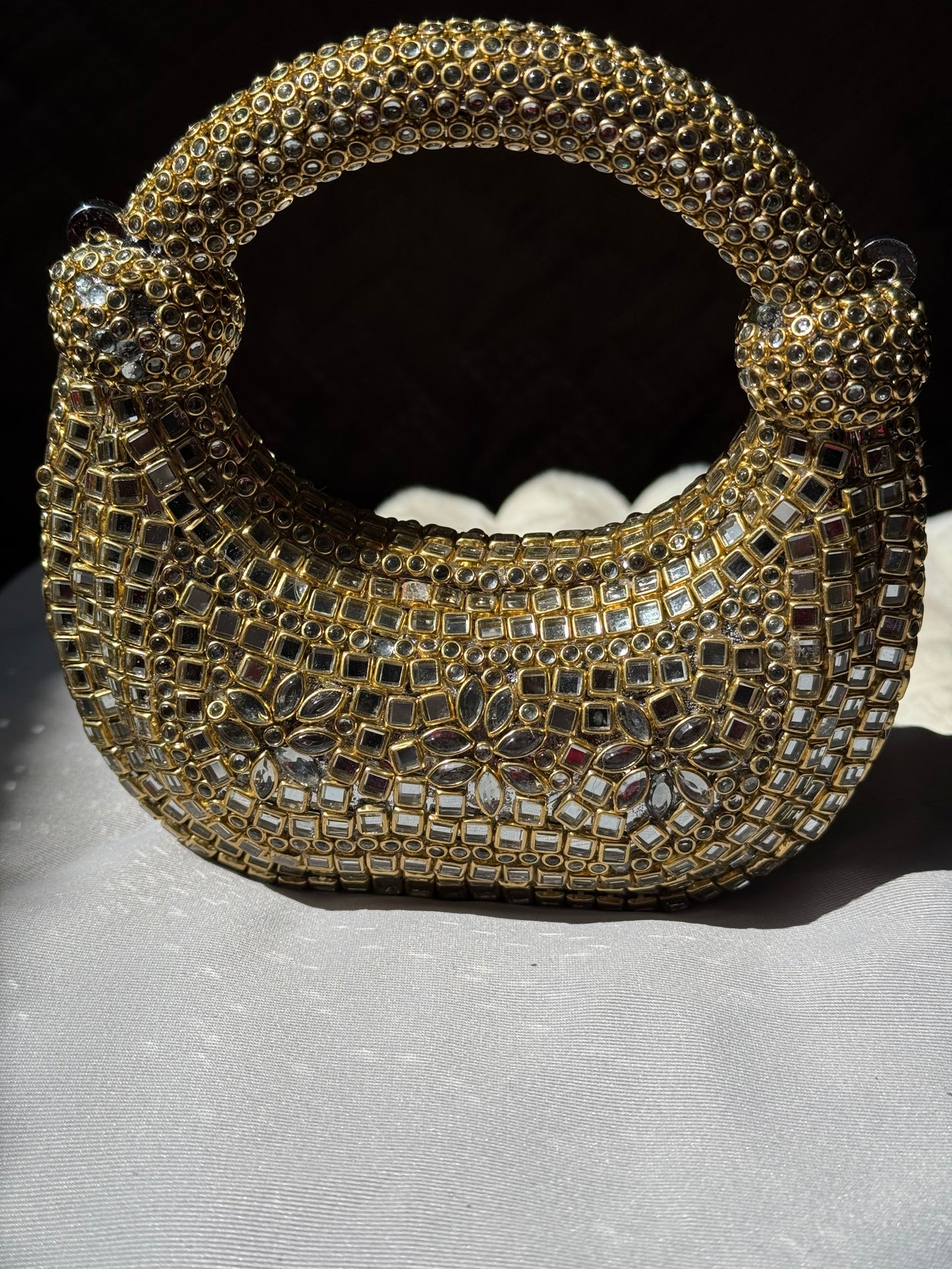 KUNDAN clutches SMALL | available in different designs & colours