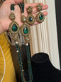 Long Mala with earrings | available in 6 colours