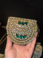 KUNDAN clutches SMALL | available in different designs & colours