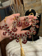 MAHRUKH - AD Necklace with earrings and tikka available | available in 7 colours