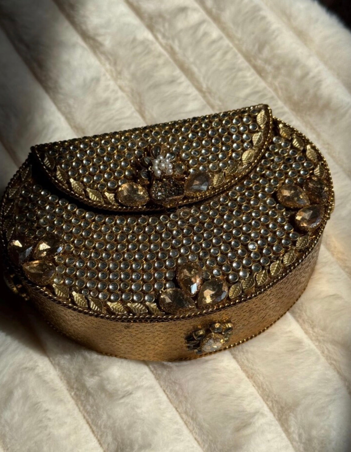 Kundan clutch bags | with chain available in 13 colours