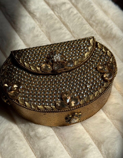 Kundan clutch bags | with chain available in 13 colours