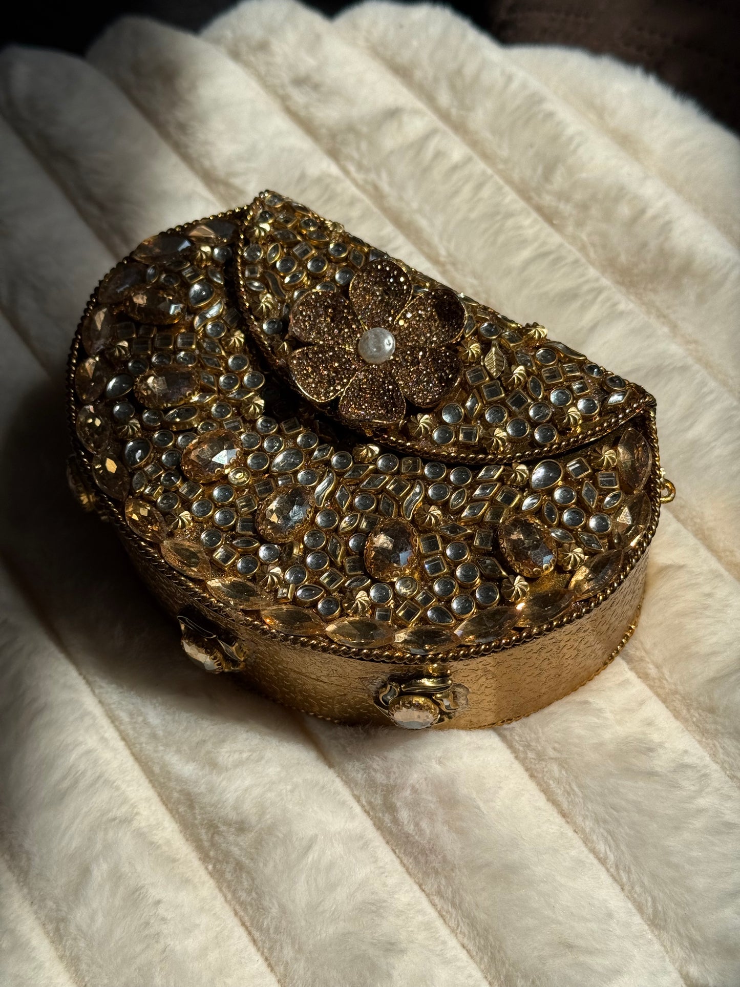 Kundan clutch bags | with chain available in 13 colours