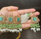 SALINAA - Choker set with Jhumke & Tikka | available in 14 colours