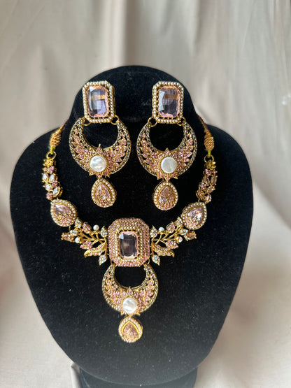 ADAA - Necklace set with earrings | available in 14 colours