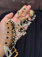 ALAYA - 30 colours available | Choker set with Jhumke and tikka