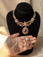 RANIA - Turkish necklace set with earrings and tikka | available in 12 colours