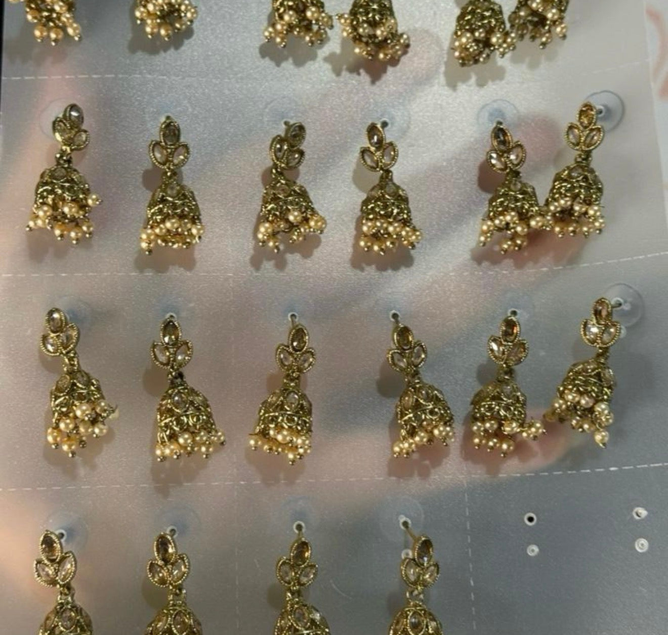 Mini Jhumkas AD | and GOLD