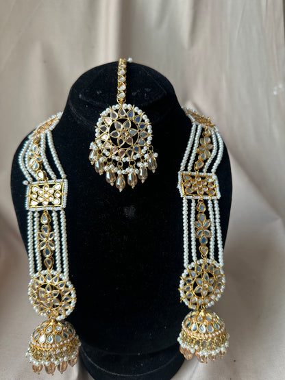 AYZA - Sahara jhumke with tikka | available in 9 colours