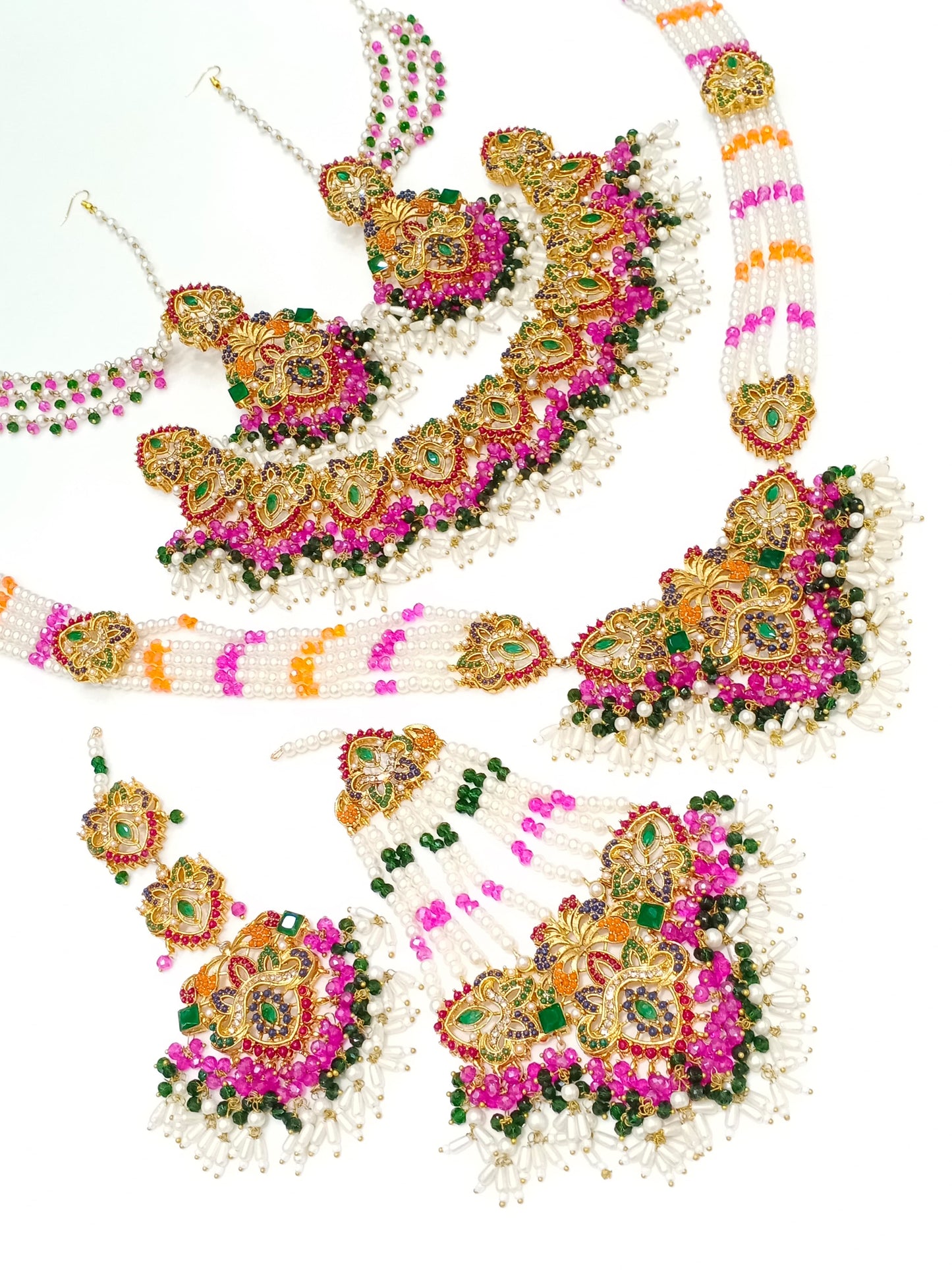 Naimal - Mehndi Bridal set available in 3 colours