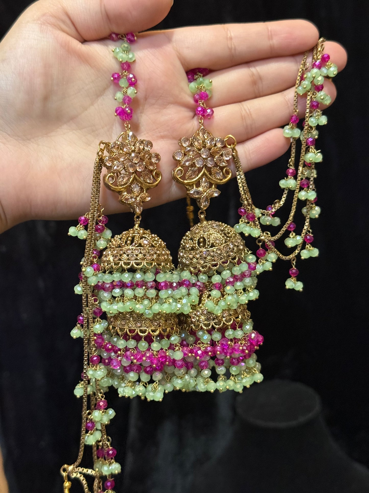 DUA - Sahara Jhumke with tikka | available in 20 colours