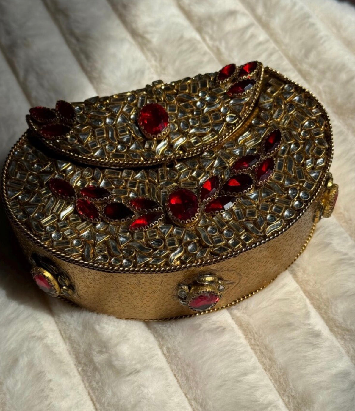 Kundan clutch bags | with chain available in 13 colours