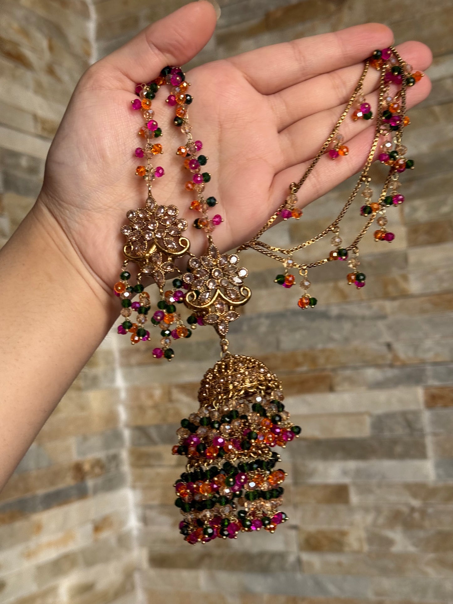 DUA - Sahara Jhumke with tikka | available in 20 colours