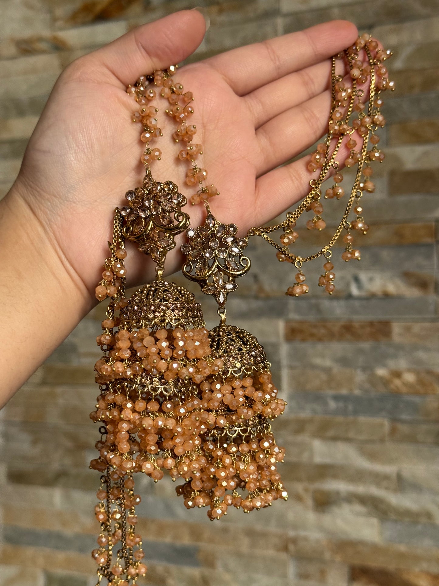 DUA - Sahara Jhumke with tikka | available in 20 colours