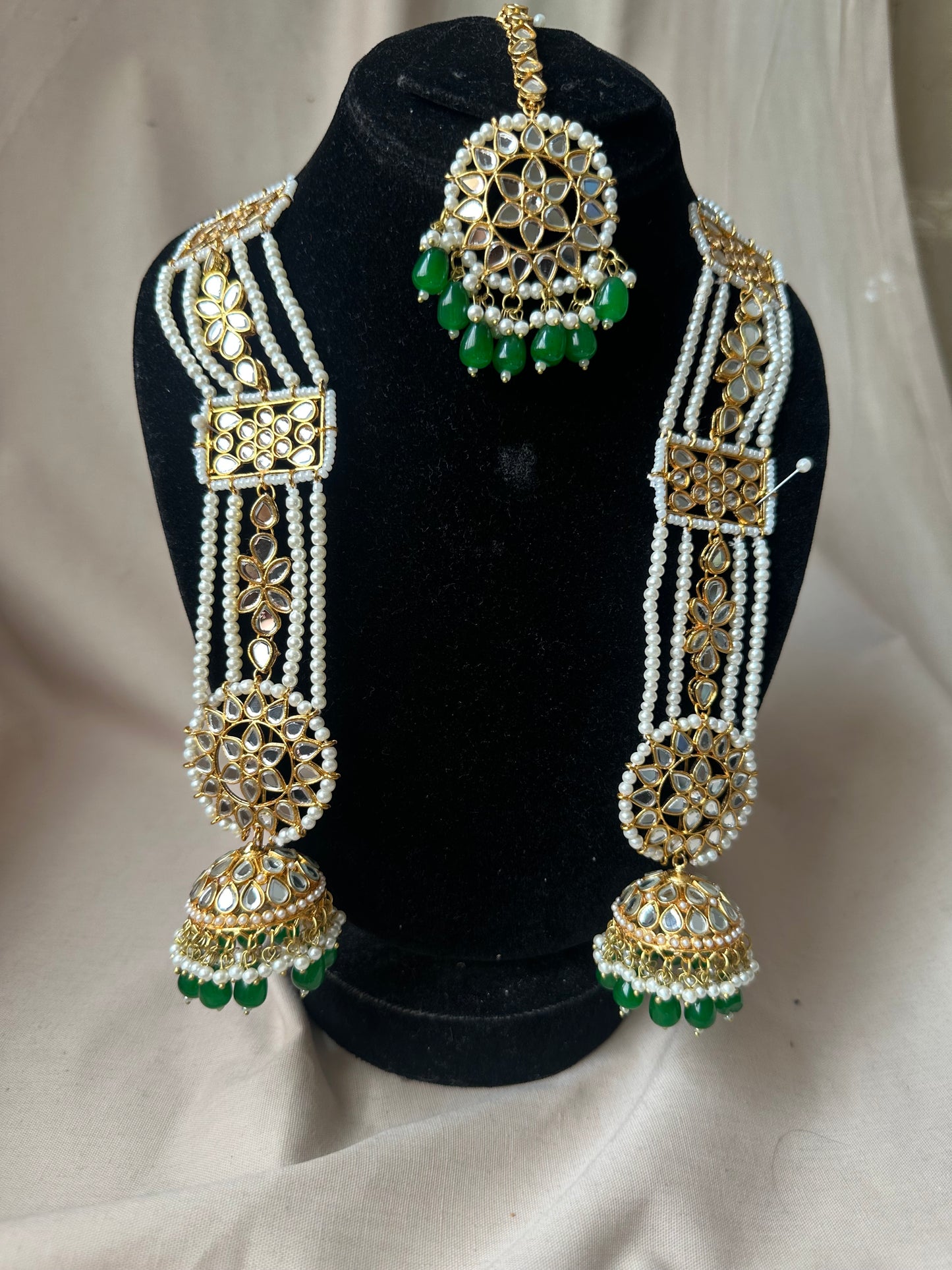 AYZA - Sahara jhumke with tikka | available in 9 colours