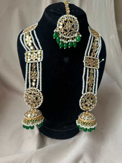 AYZA - Sahara jhumke with tikka | available in 9 colours