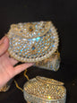 KUNDAN clutches SMALL | available in different designs & colours