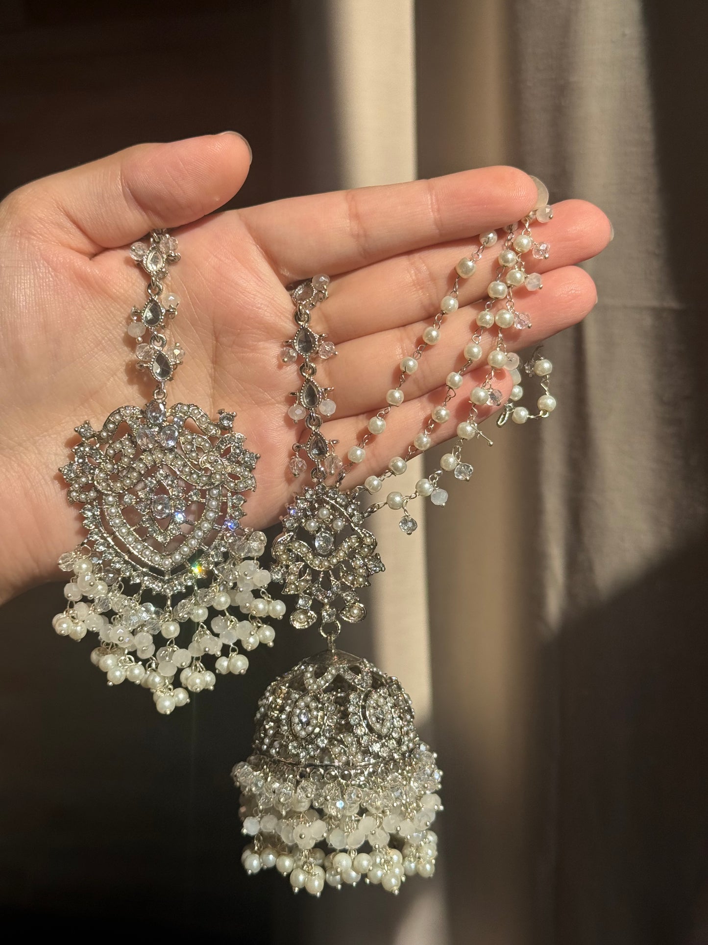Aqsa - Jhumke Tikka set 8 colours available