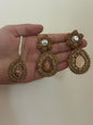 RANIA - Turkish necklace set with earrings and tikka | available in 12 colours