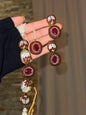 LIVIA - Turkish Choker set with earrings & Tikka | colours available