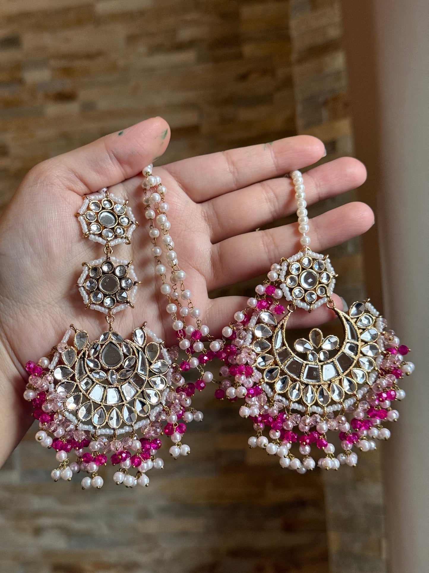 NEHILL - Sahara Earrings with TIKKA | available in 12 colours