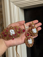 SAFA - Turkish choker set with earrings and tikka | available in 14 colours