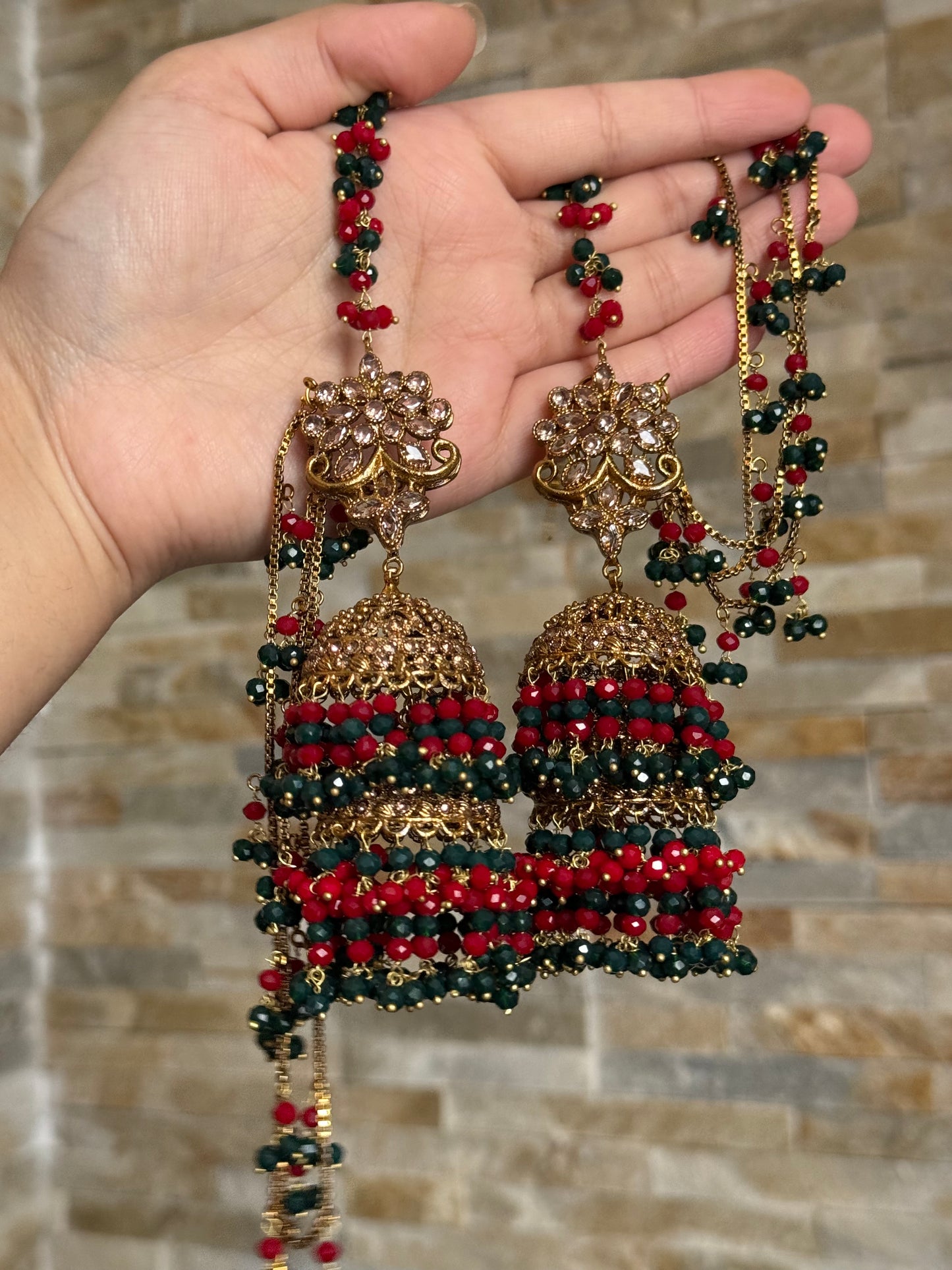 DUA - Sahara Jhumke with tikka | available in 20 colours