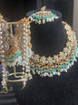 Neeti - Necklace with sahara earrings and tikka | 8 colours available