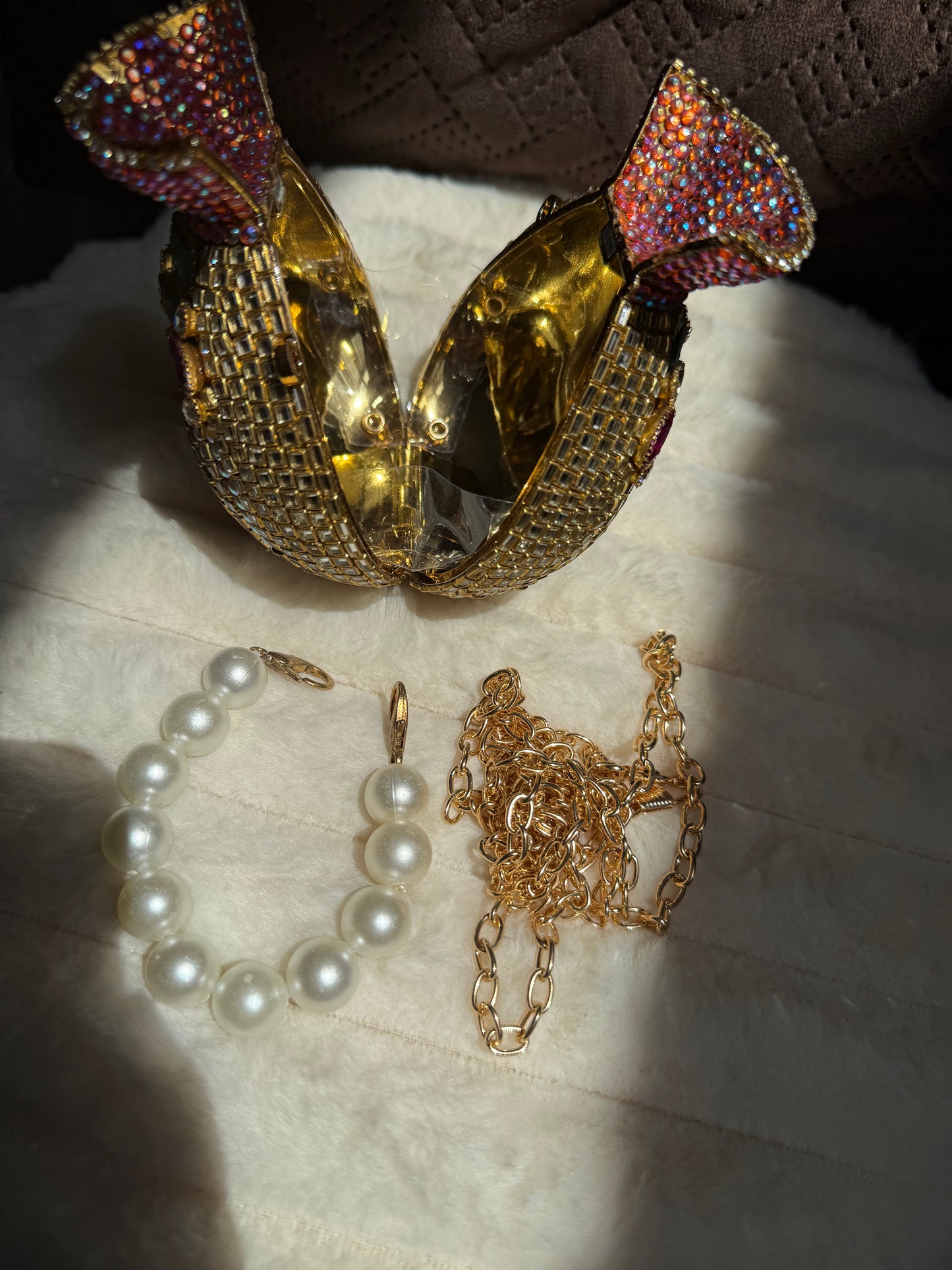 Kundan Potli Bags with pearls chain and gold chain | different colours available