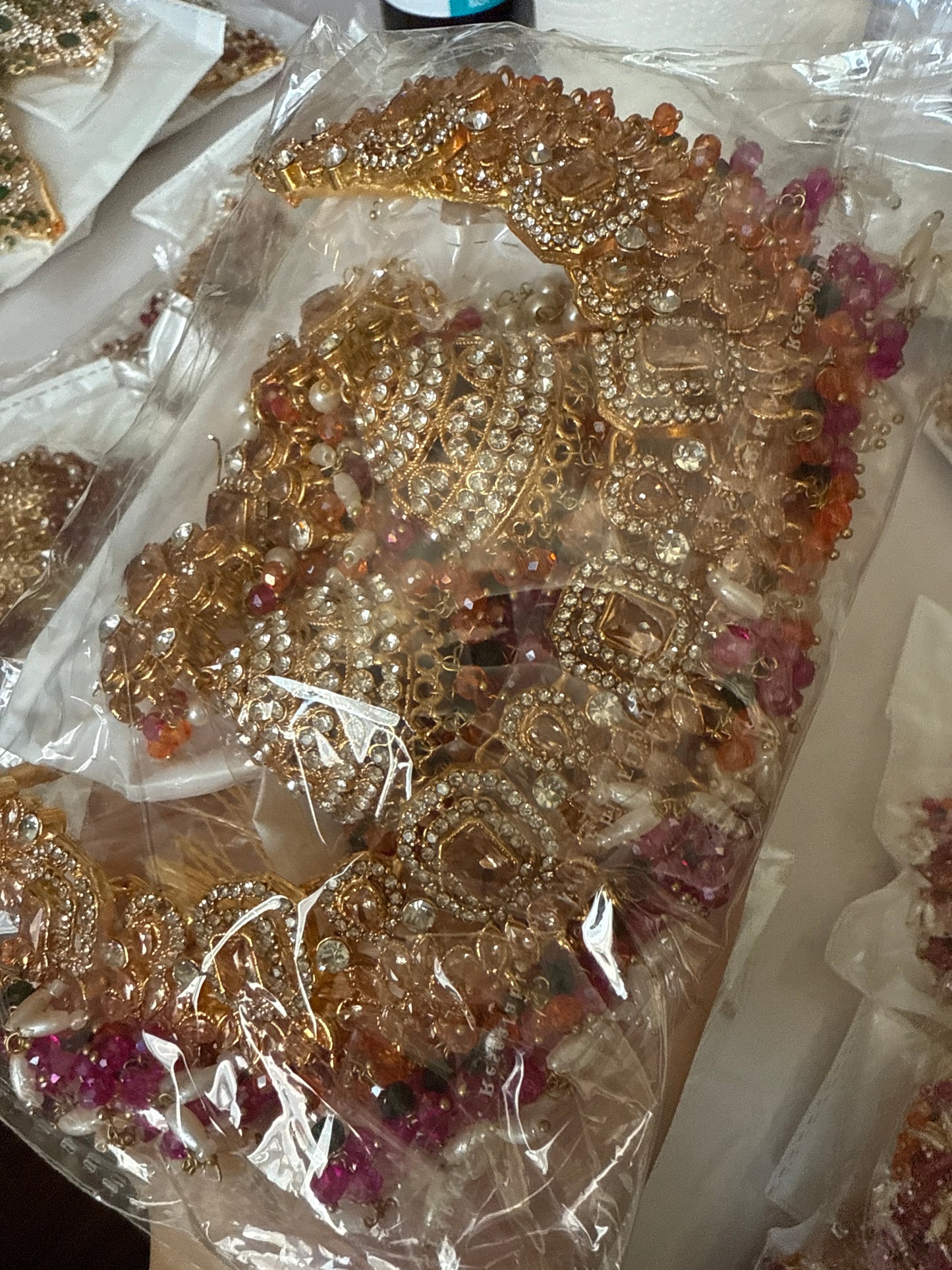 Khushi - Necklace set with sahara jhumke and tikka