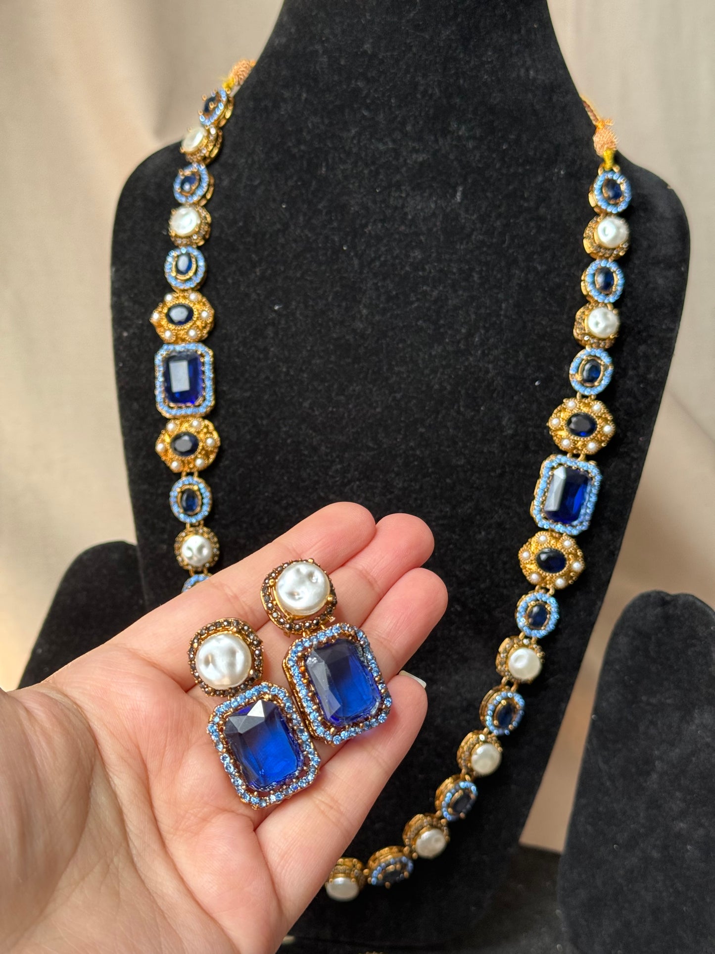 RIMLA - MALA with earrings | available in 9 colours