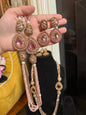 Long Mala with earrings | available in 6 colours
